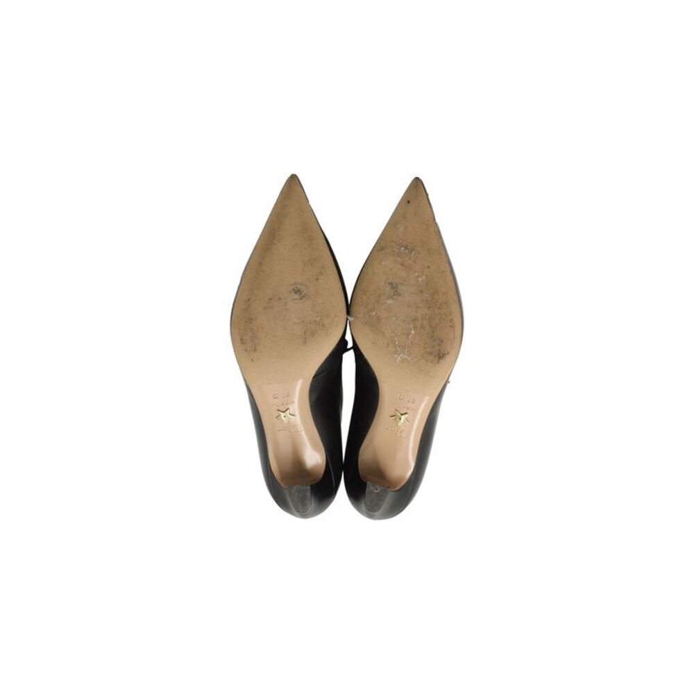 Dior Lace-Up Pointed-Toe Ankle Boots in Black Leather - Picture 5 of 7